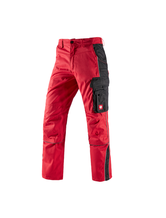 Installateurs / Plombier: Pantalon à taille élastique e.s.active + rouge/noir 2
