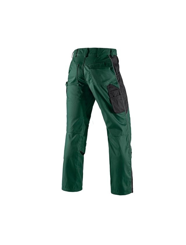 Menuisiers: Pantalon à taille élastique e.s.active + vert/noir 3