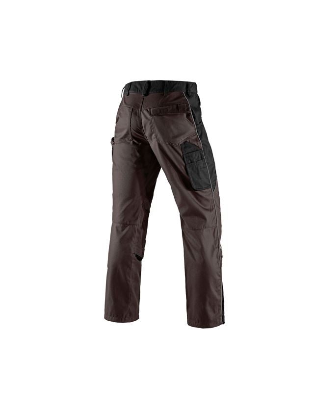 Horti-/ Sylvi-/ Agriculture: Pantalon à taille élastique e.s.active + brun/noir 3