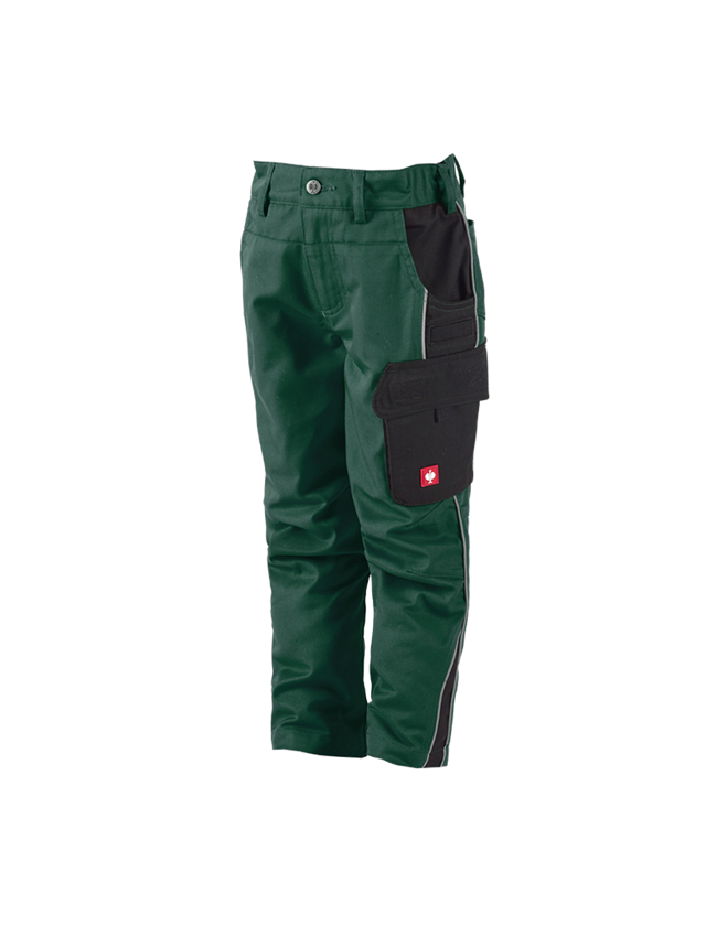 Pantalons: Pantalon à taille élastique enfants e.s.active + vert/noir