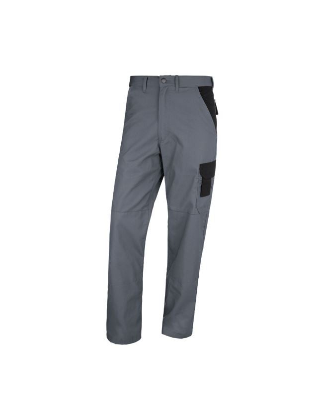 Horti-/ Sylvi-/ Agriculture: STONEKIT Pantalon à taille élastique Odense + gris/noir