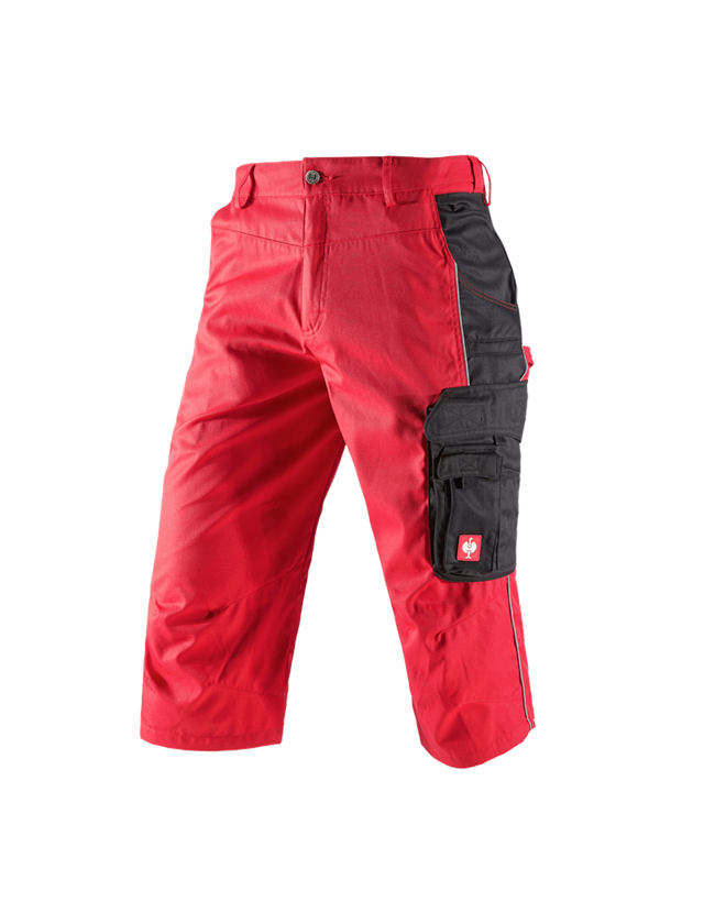 Pantalons de travail: Corsaire e.s.active + rouge/noir 2
