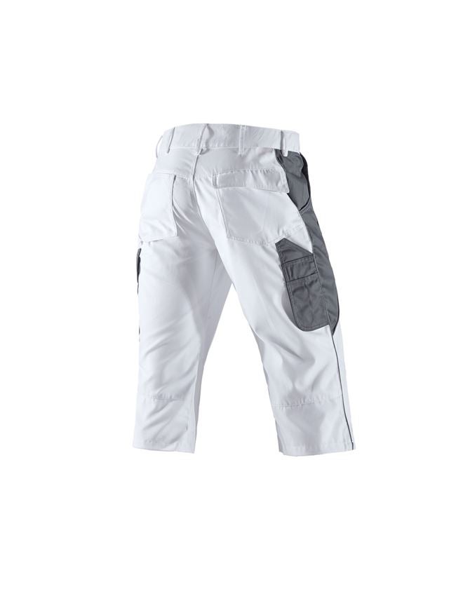 Pantalons de travail: Corsaire e.s.active + blanc/gris 3