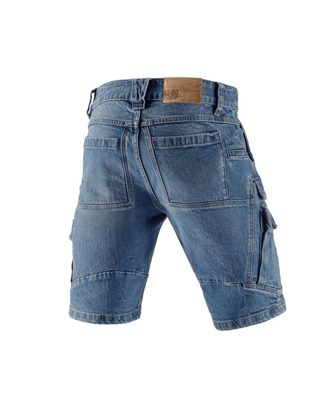 Hosen: e.s. Cargo Worker-Jeans-Short POWERdenim + stonewashed 3