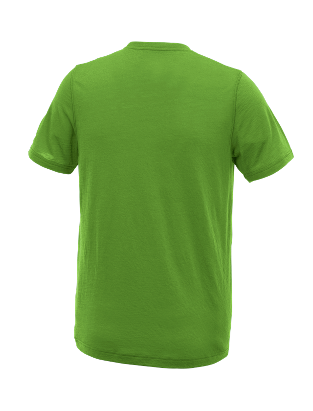 Thèmes: e.s. T-Shirt Merino light + vert d'eau 3