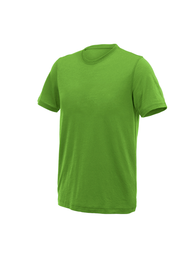 Themen: e.s. T-Shirt Merino light + seegrün 2