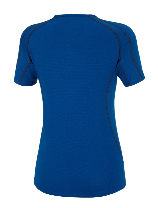 Froid: e.s. Fonction-T-Shirt clima-pro, warm, femmes + bleu gentiane 3