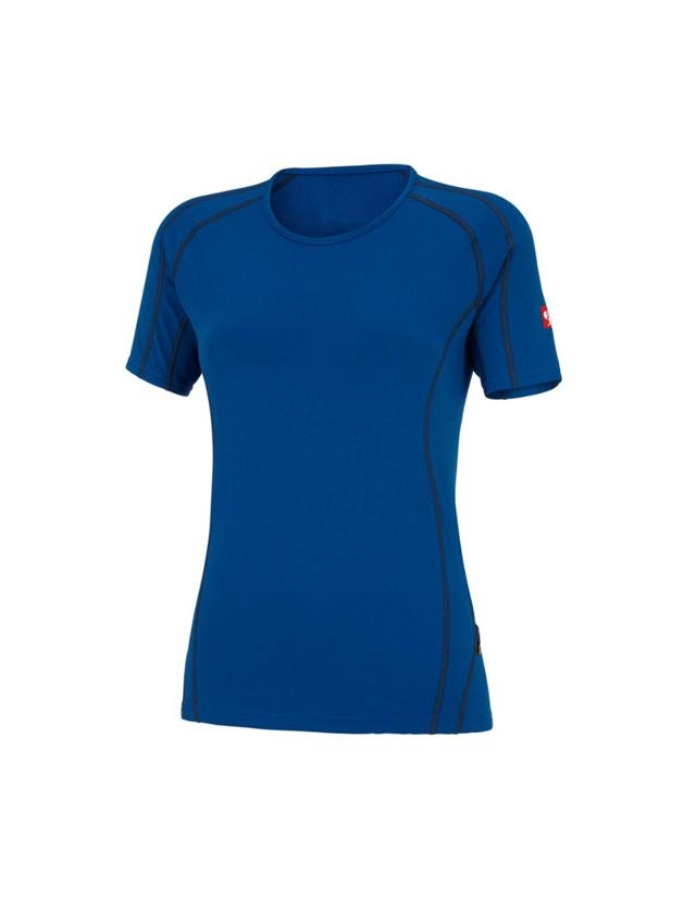 Froid: e.s. Fonction-T-Shirt clima-pro, warm, femmes + bleu gentiane 2