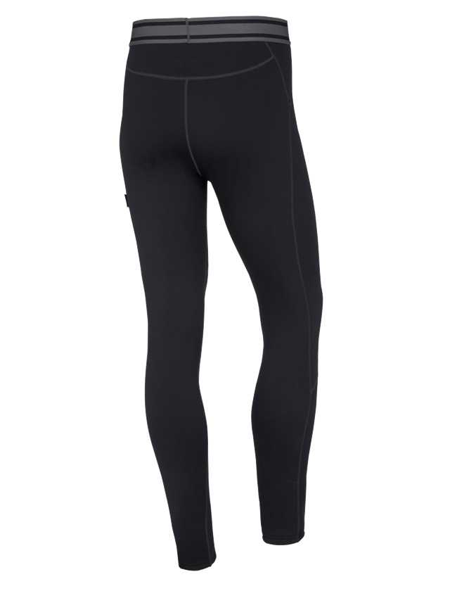 Kälte: e.s. Funktions-Long Pants thermo stretch-x-warm + schwarz 3