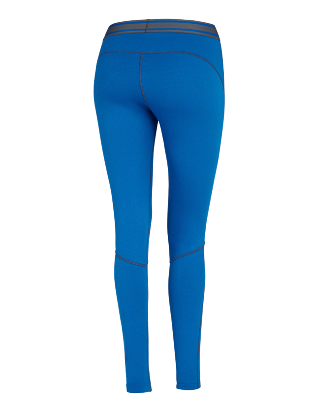Vêtements thermiques: e.s.Pant.long fonct.clima-pro - warm, femmes + bleu gentiane 1