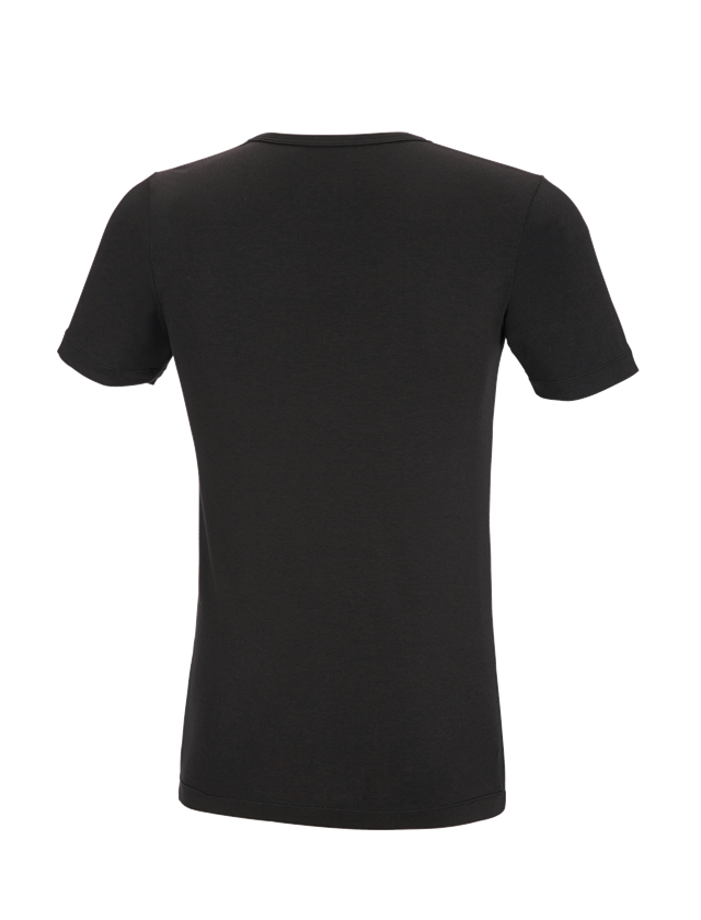 Sous-vêtements | Vêtements thermiques: e.s. Modal T-shirt + noir 3