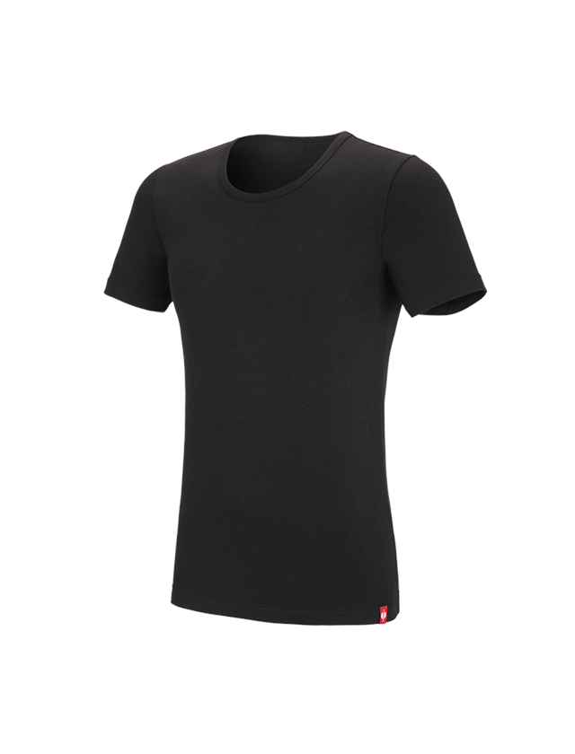 Sous-vêtements | Vêtements thermiques: e.s. Modal T-shirt + noir 2
