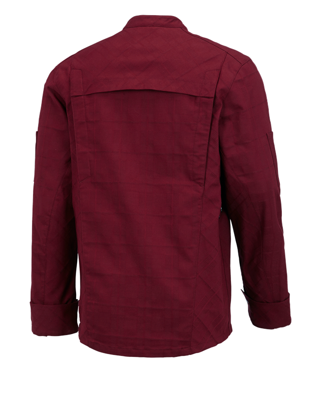 Shirts & Co.: Berufsjacke langarm e.s.fusion, Herren + rubin 1