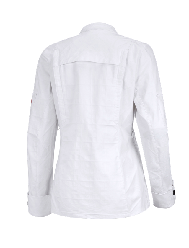 Vestes de travail: Veste de travail à manches longues e.s.fusion, f. + blanc 1