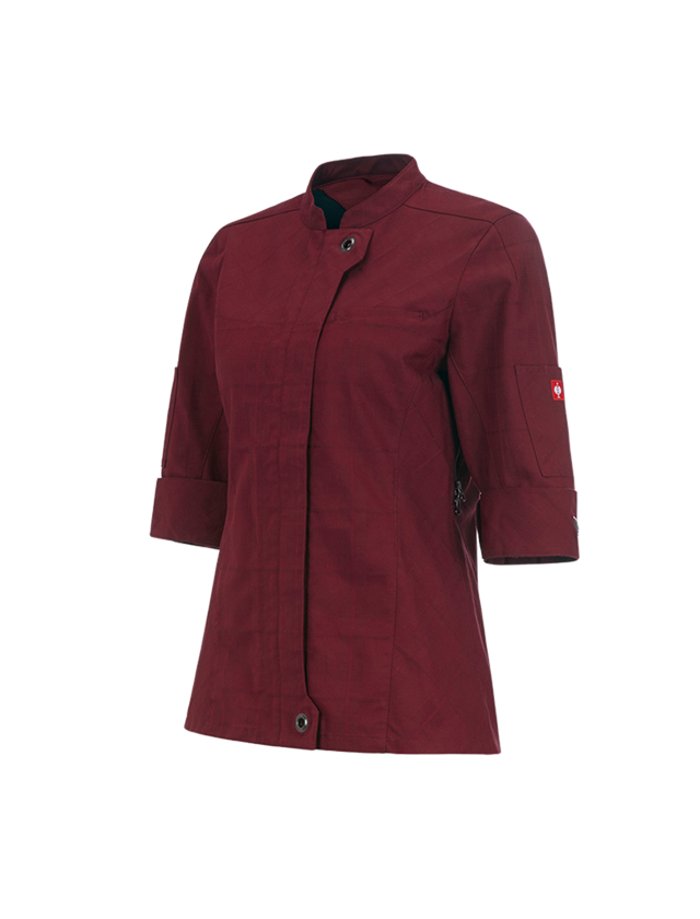 Shirts & Co.: Berufsjacke 3/4-Arm e.s.fusion, Damen + rubin