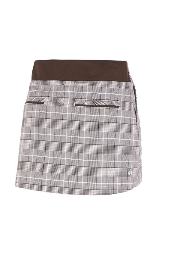 Pantalons de travail: Jupe-culotte professionnelle e.s.fusion + marron/blanc 1