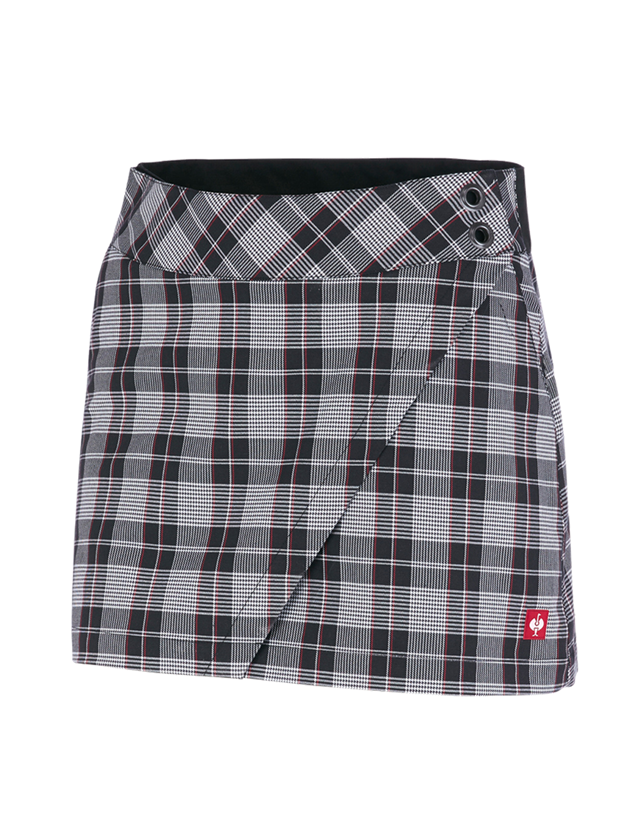 Pantalons de travail: Jupe-culotte professionnelle e.s.fusion + noir/blanc/rouge
