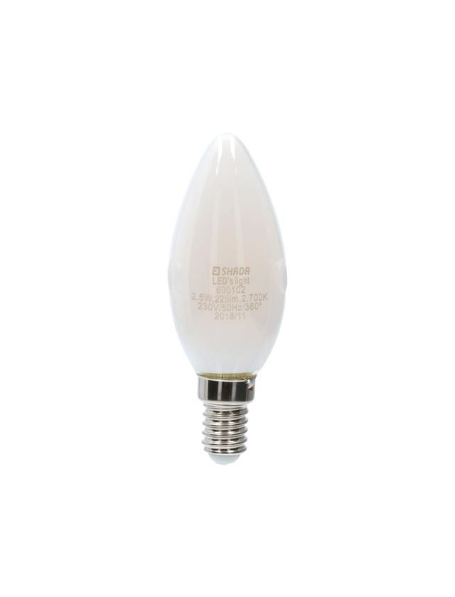 Lampen | Leuchten: LED-Filament Energiesparlampe Kerze matt