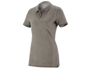 e.s. Polo-Shirt vintage cotton stretch, Damen