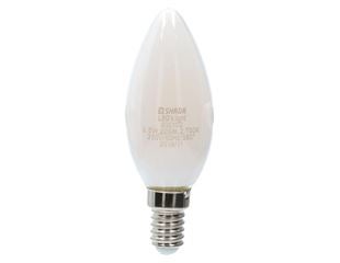 LED-Filament Energiesparlampe Kerze matt