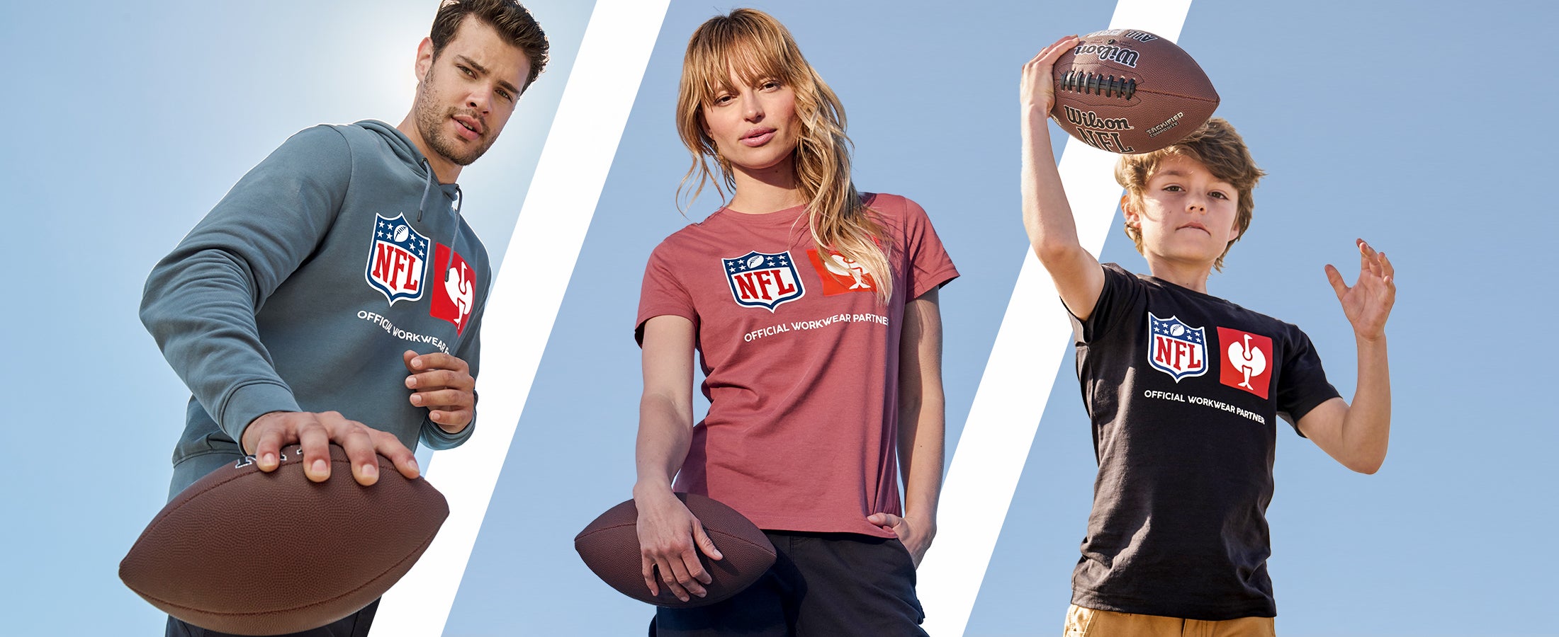 NFL X Strauss, Limited Edition, femmes, hauts pour hommes et enfants